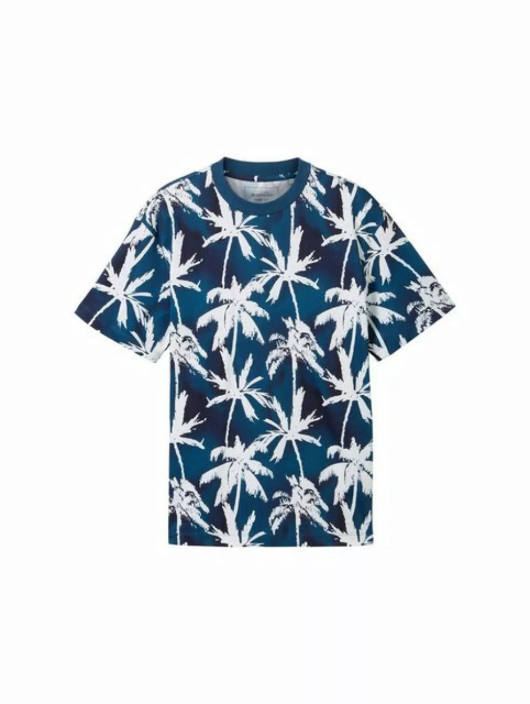 TOM TAILOR Denim T-Shirt relaxed allover print t-shirt günstig online kaufen