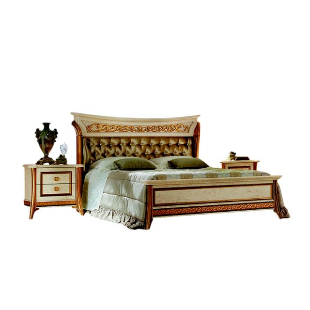 Xlmoebel Bett Elegantes Design Schlafzimmerbett Doppelbett Chesterfield Bet günstig online kaufen