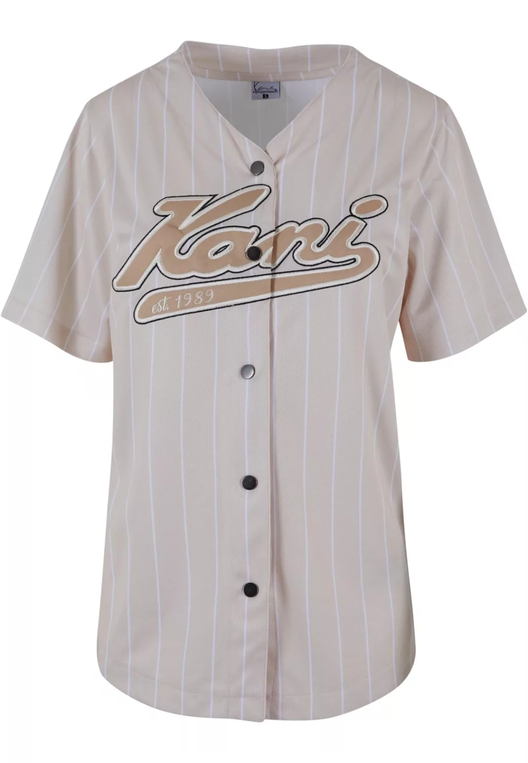 Karl Kani Langarmhemd "Karl Kani Damen KW233-035-1 KK Varsity Pinstripe Bas günstig online kaufen