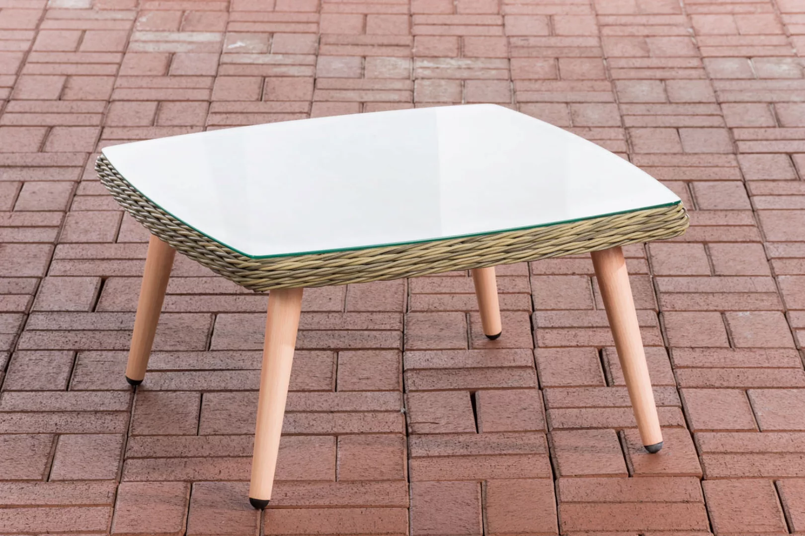 Tisch Ameland Rundrattan 35 cm natura günstig online kaufen