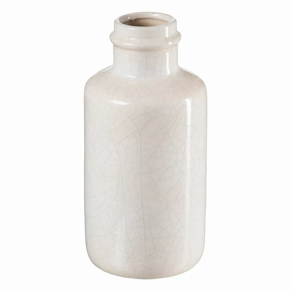 Vase 15,5 X 15,5 X 32 Cm Aus Keramik Beige günstig online kaufen
