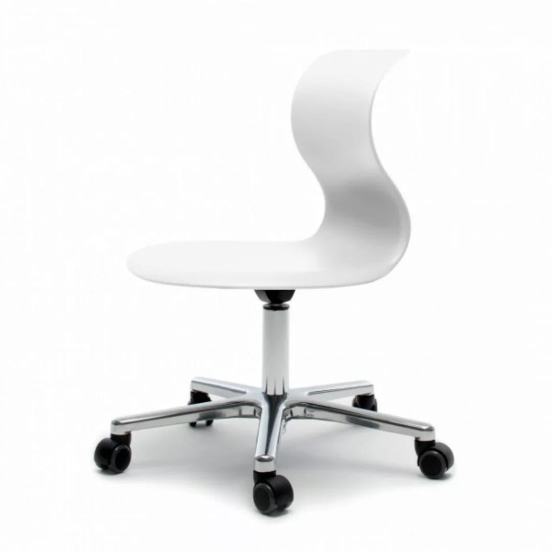 Bürostuhl und Praxisstuhl Pro 6 - unsere Topseller schneeweiß/Aluminium mit günstig online kaufen