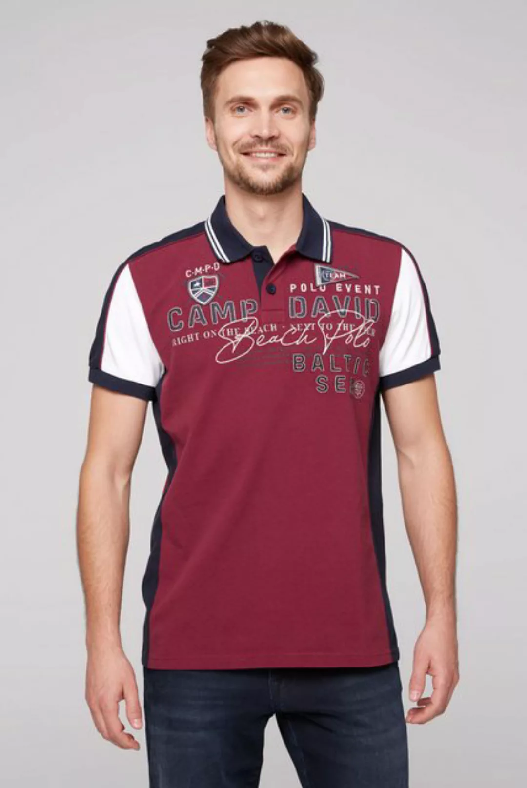 CAMP DAVID Poloshirt, aus Baumwolle günstig online kaufen