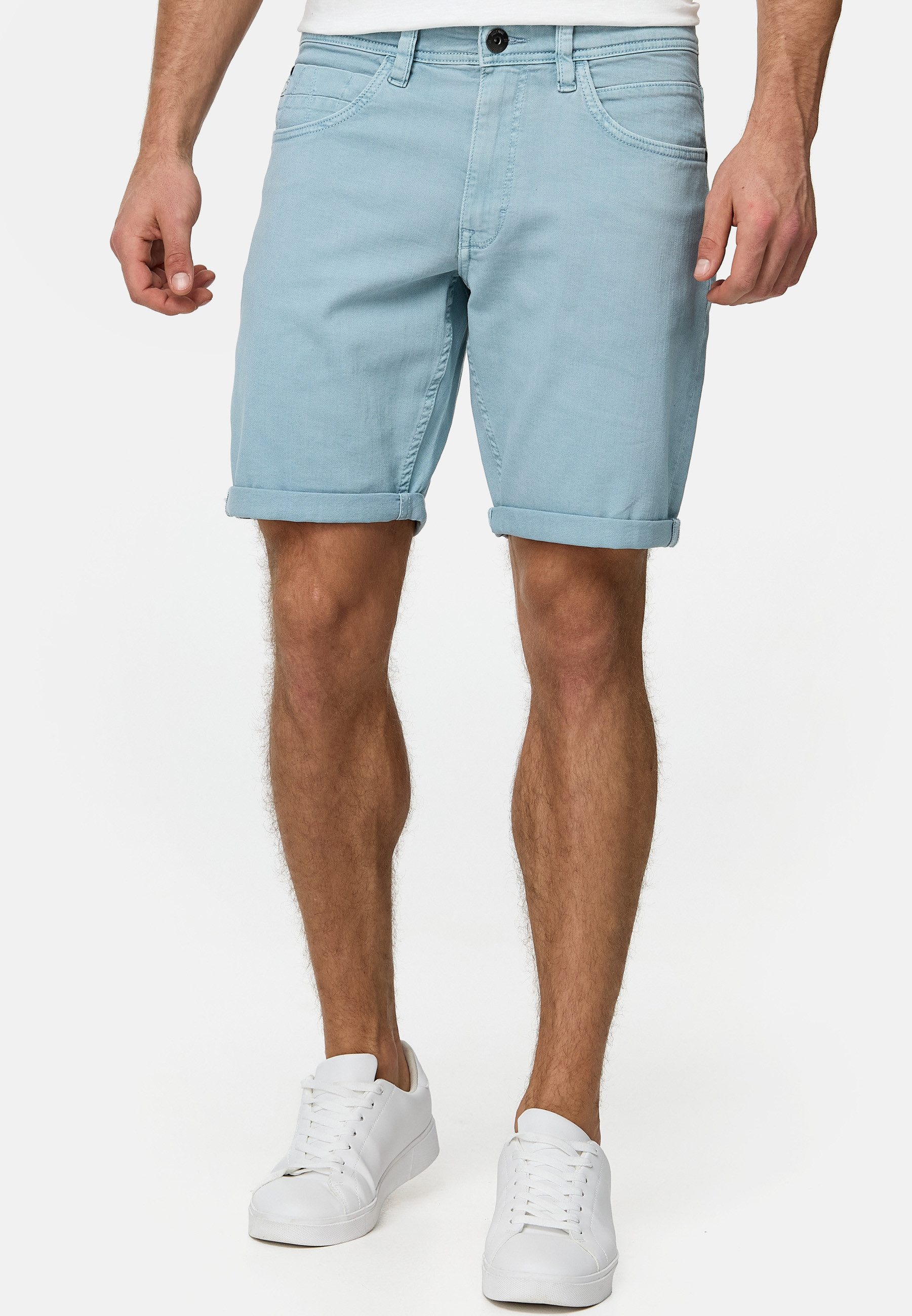 Indicode Jeansshorts Page 5-Pocket-Shorts aus Stretch günstig online kaufen