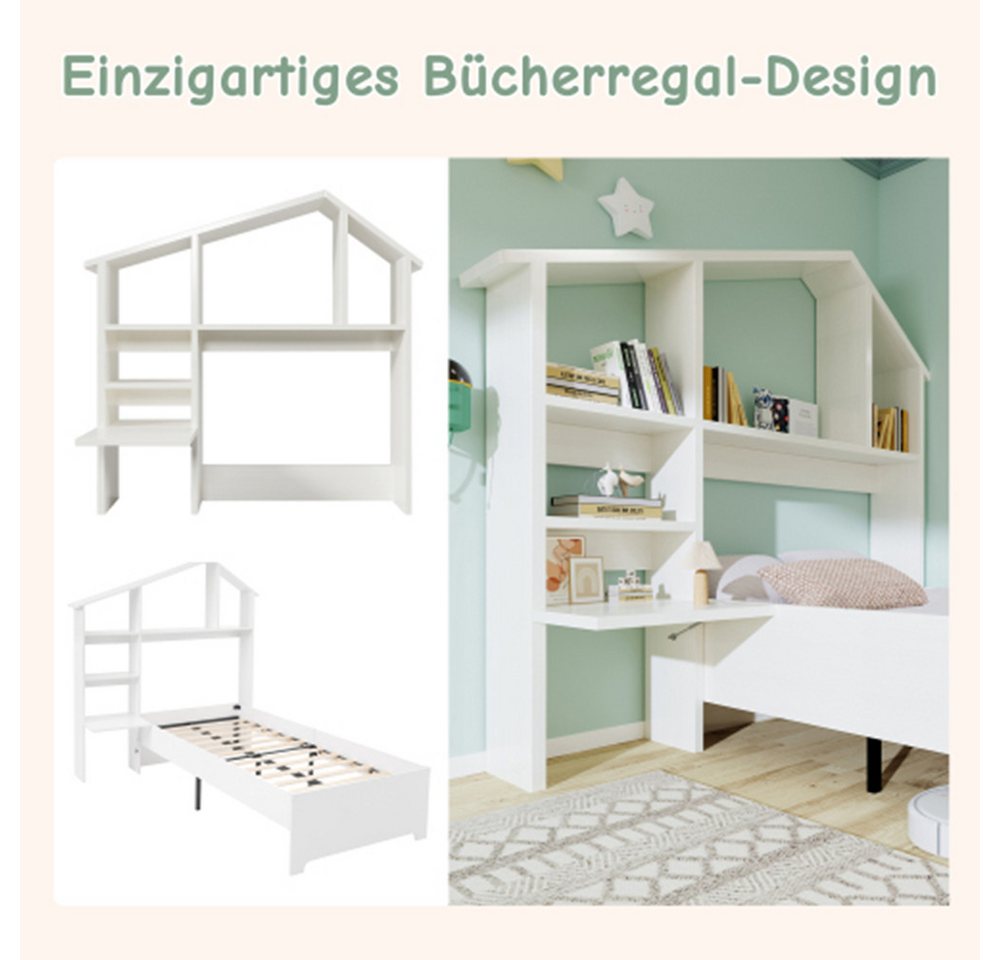 XDeer Kinderbett Nachttischregal Holzregal mit Ablage und Stauraum, für Kin günstig online kaufen