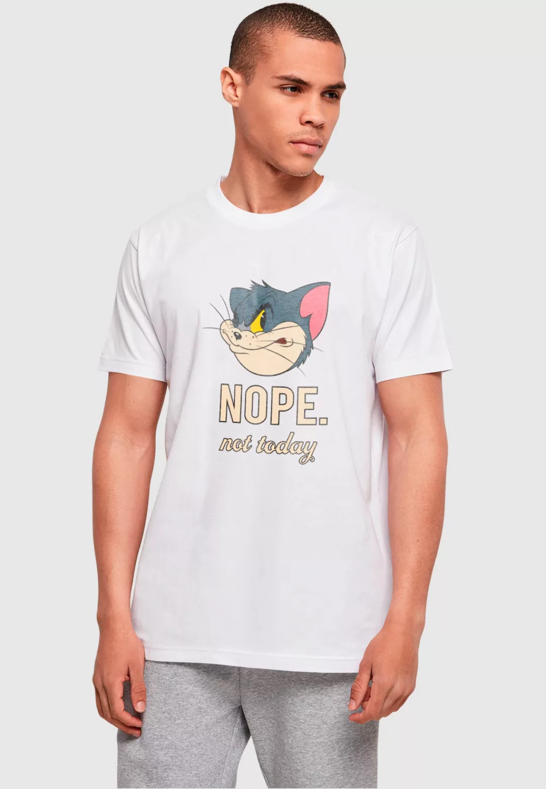 ABSOLUTE CULT T-Shirt "ABSOLUTE CULT Herren Tom and Jerry - Nope Not Today günstig online kaufen