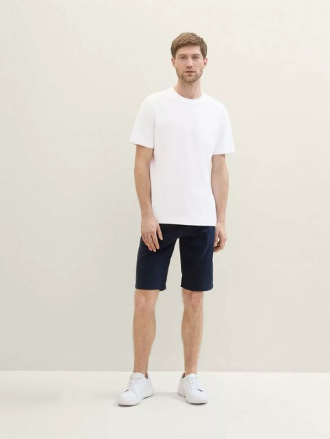 TOM TAILOR Bermudas Slim Chino Shorts mit Gürtel günstig online kaufen