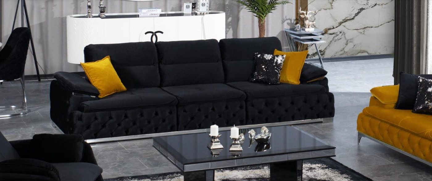 Xlmoebel Sofa Sofa mit Polsterung im italienischen Design - Dreisitzer-Sofa günstig online kaufen