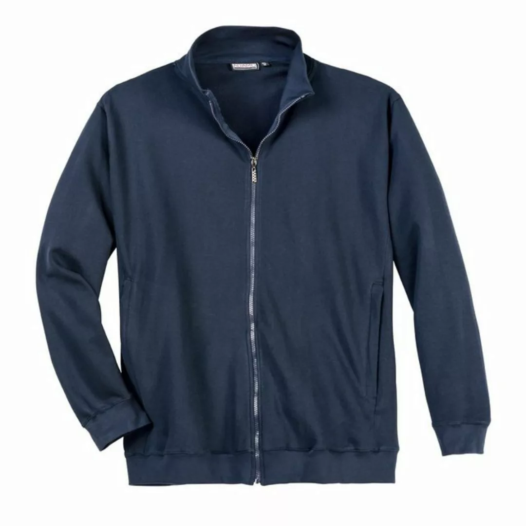 ADAMO Sweatjacke Adamo Fashion Sweatjacke navy Übergröße günstig online kaufen