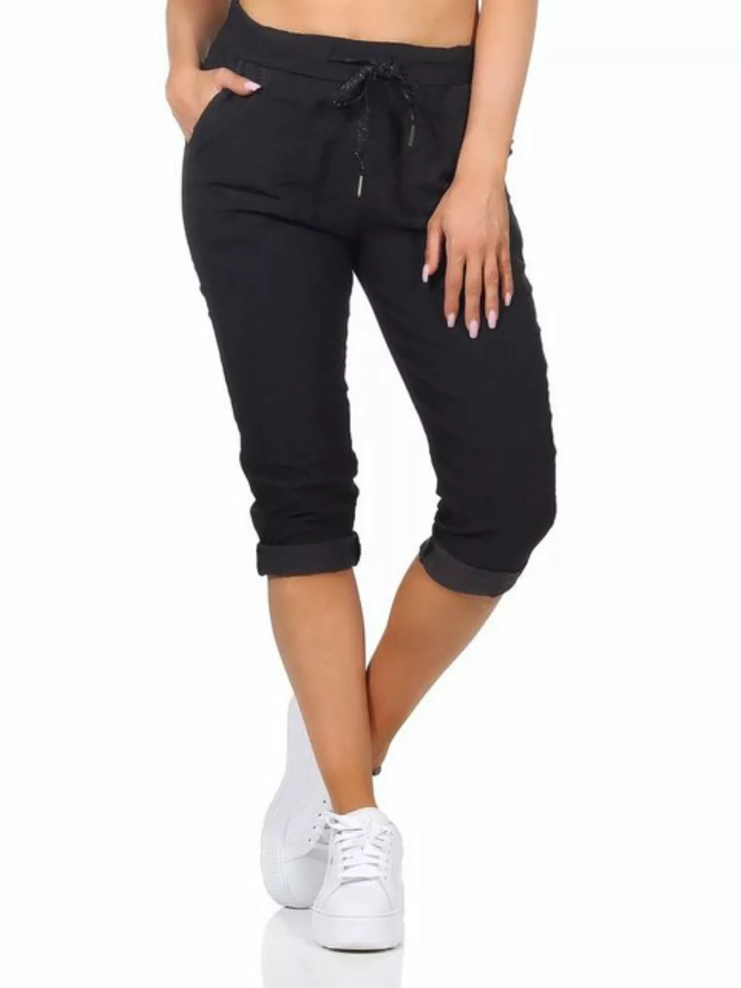 Aurela Damenmode 7/8-Hose Damen Sommerhose Capri Jeans Kurze Hose Bermuda i günstig online kaufen