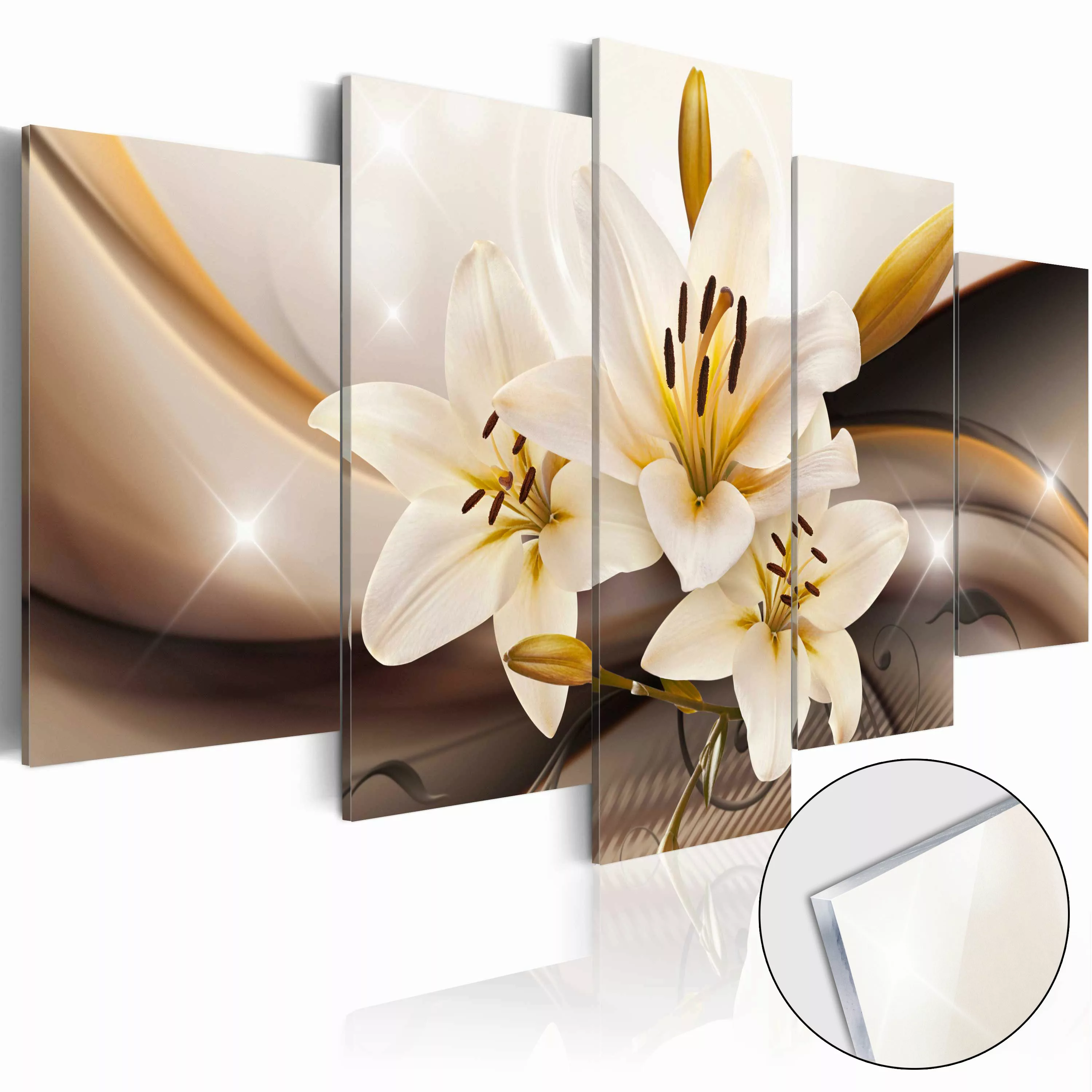 Acrylglasbild - Shiny Lily [glass] günstig online kaufen