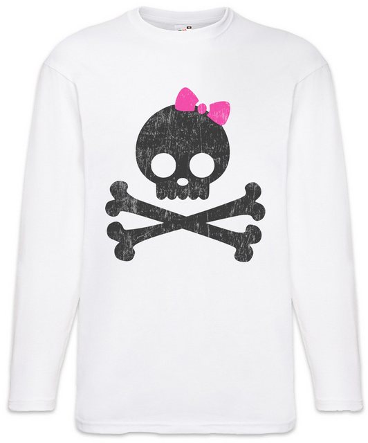 Urban Backwoods Langarmshirt Girlie Skull & Bones Langarm T-Shirt Schädel T günstig online kaufen