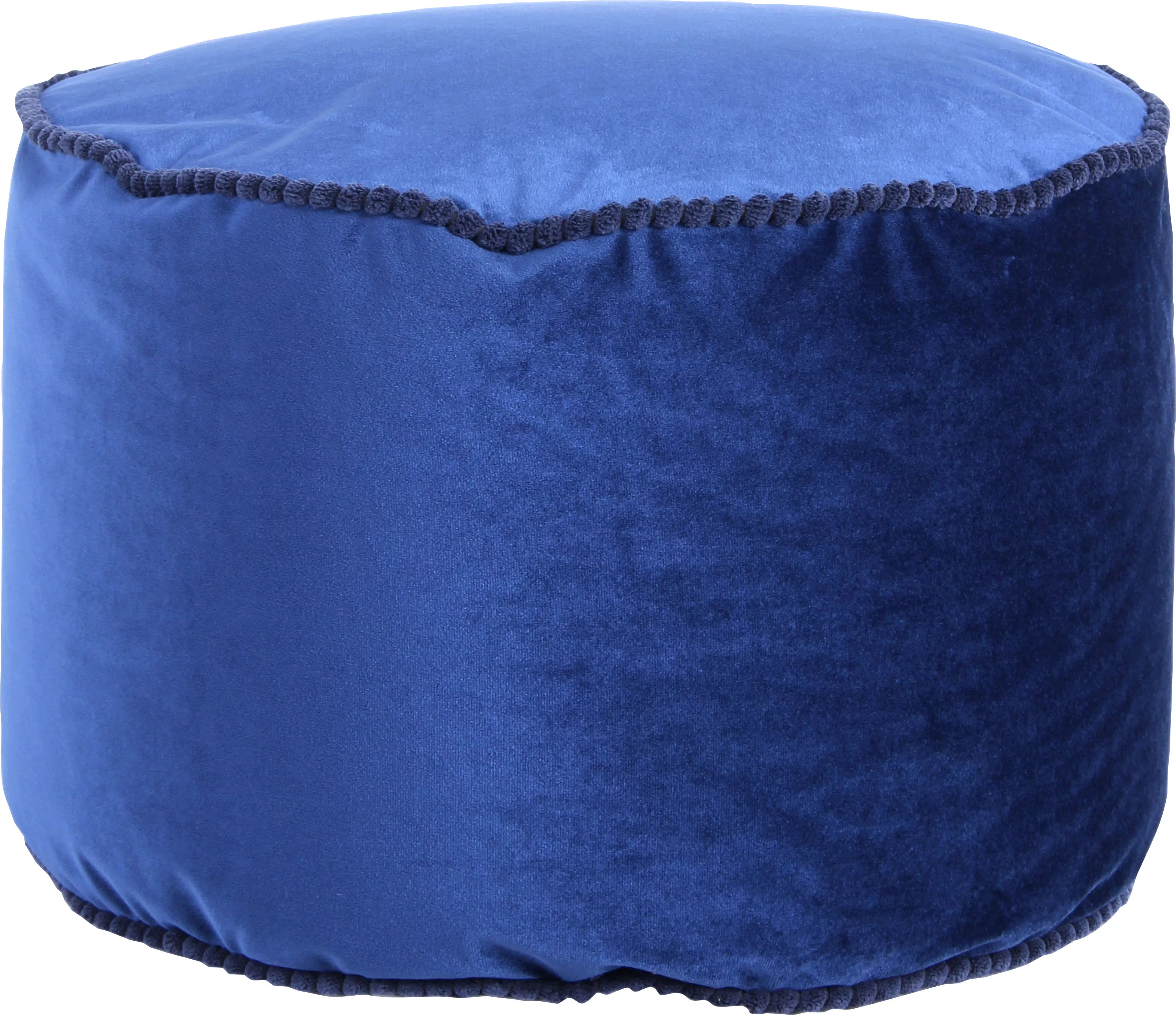 Kayoom Stauraumhocker "Pouf Taj Mahal 125, trendige samtige Oberfläche", (1 günstig online kaufen