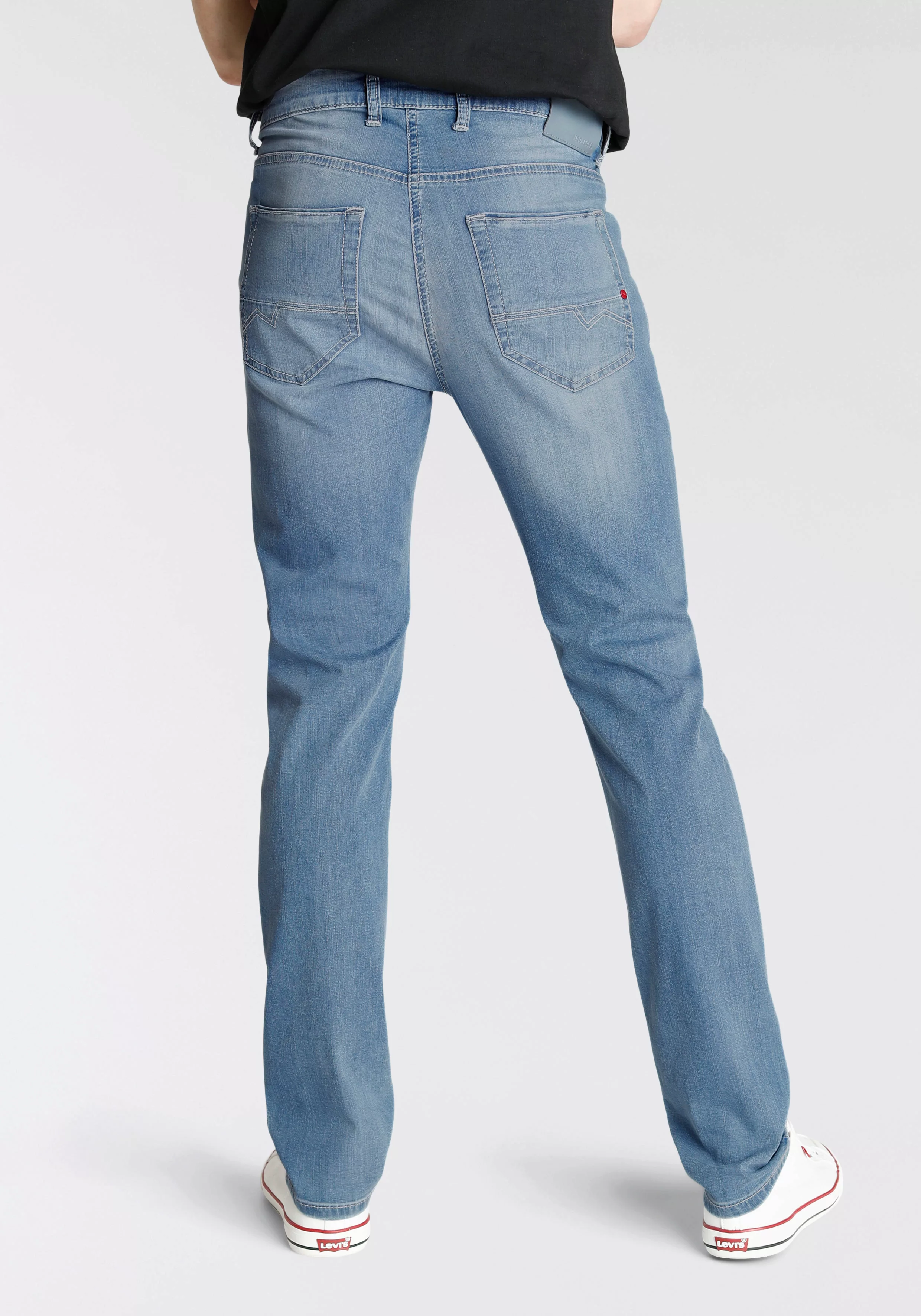 MAC Slim-fit-Jeans Arne-Pipe light schmaler figurbetonender Schnitt günstig online kaufen