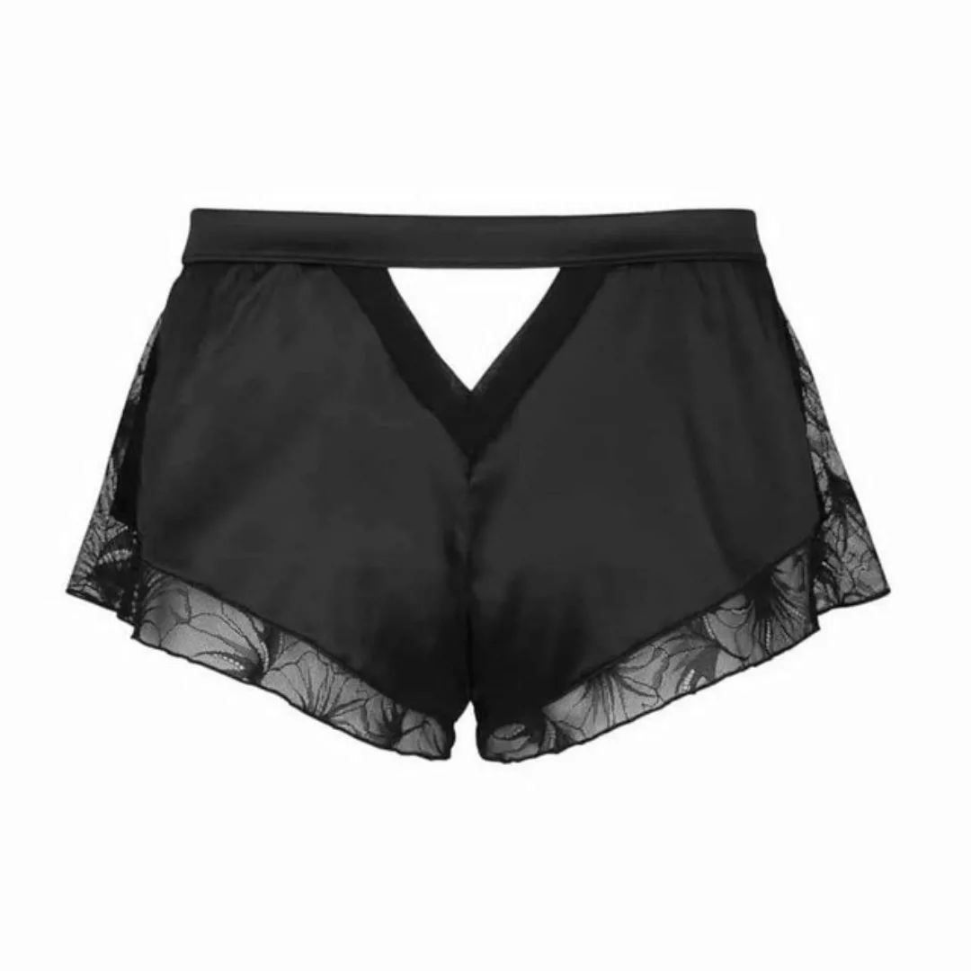 Atelier Amour Homewearpants Broadway Shorty Satin schwarz S günstig online kaufen