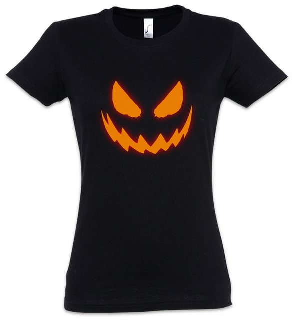 Urban Backwoods Print-Shirt Glowing Halloween Pumpkin I Damen T-Shirt Kürbi günstig online kaufen