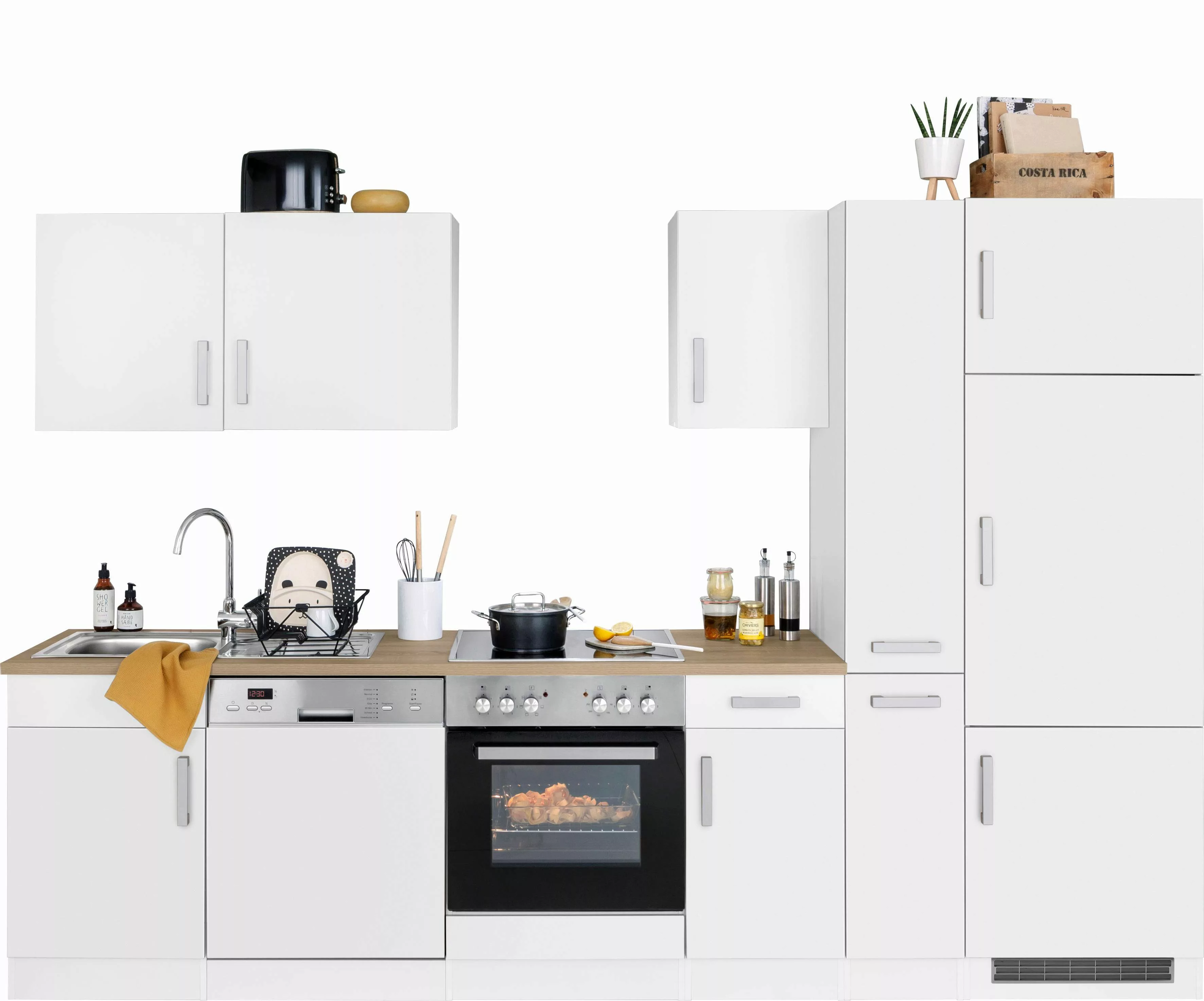 HELD MÖBEL Küchenzeile "Gera", ohne E-Geräte, Breite 300 cm günstig online kaufen