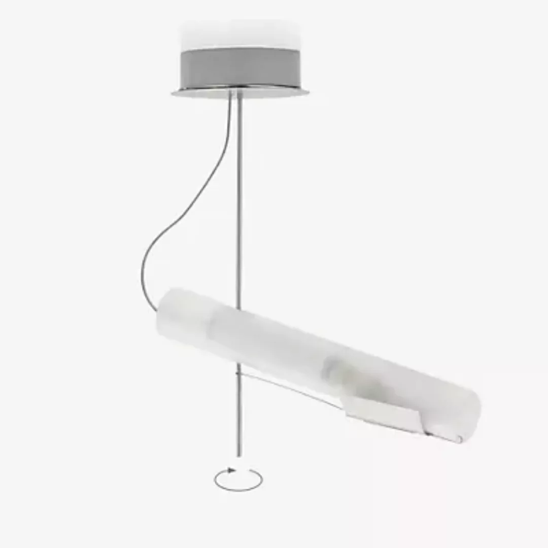 Ingo Maurer - Zuuk Deckenleuchte - aluminium/Glas satiniert/BxH 20x20cm/Bal günstig online kaufen