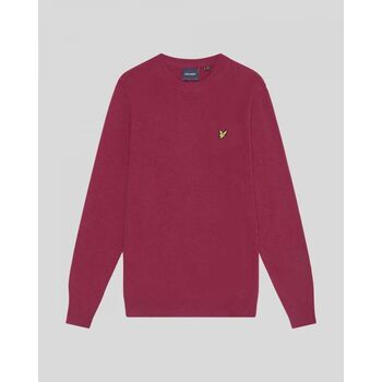 Lyle & Scott  Pullover KN2114V LAMBSWOOL BLEND CREW-X318 RICH BURGUNDY günstig online kaufen