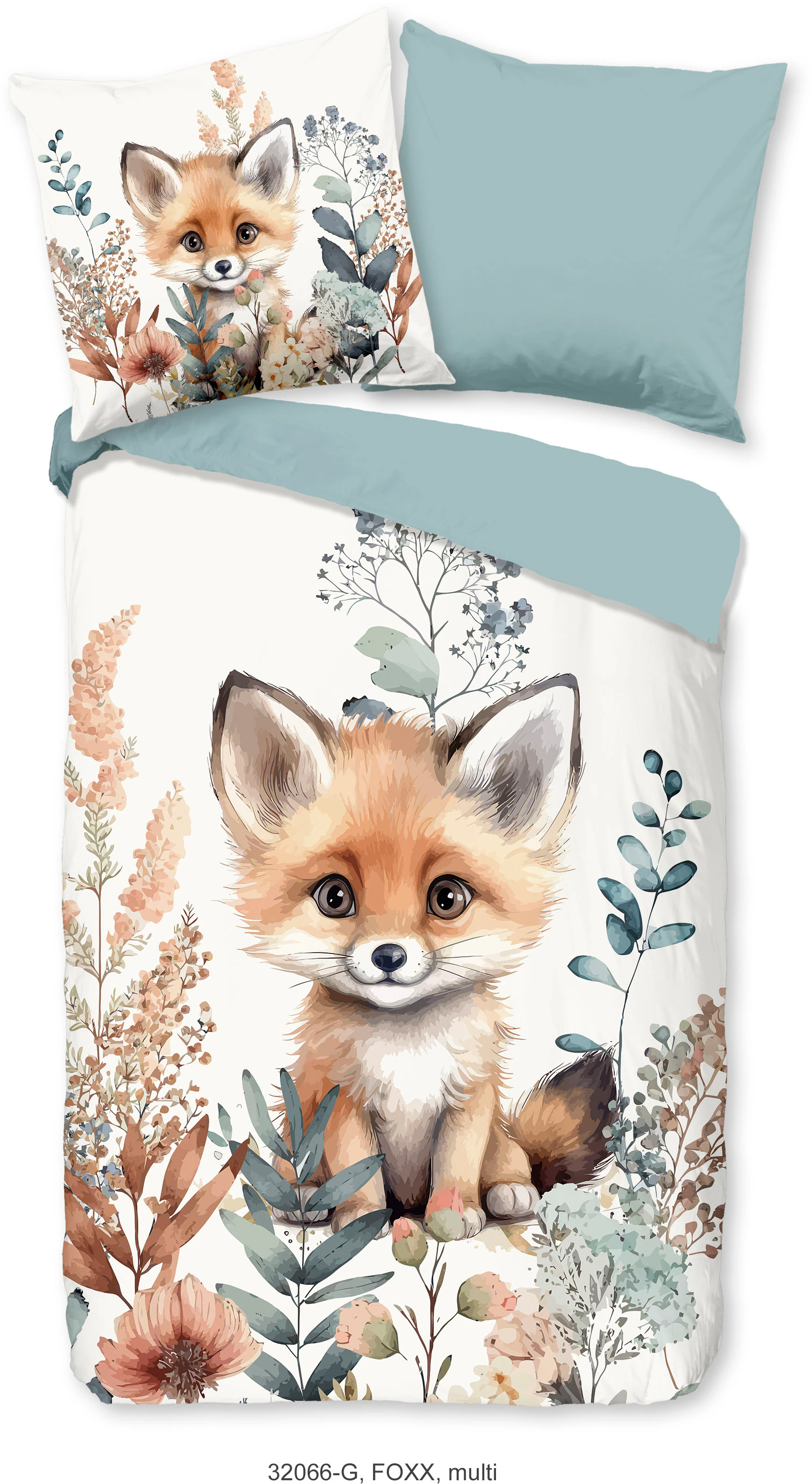 good morning Kinderbettwäsche »Foxx«, Baumwolle, 135x200, Reißverschluss, W günstig online kaufen