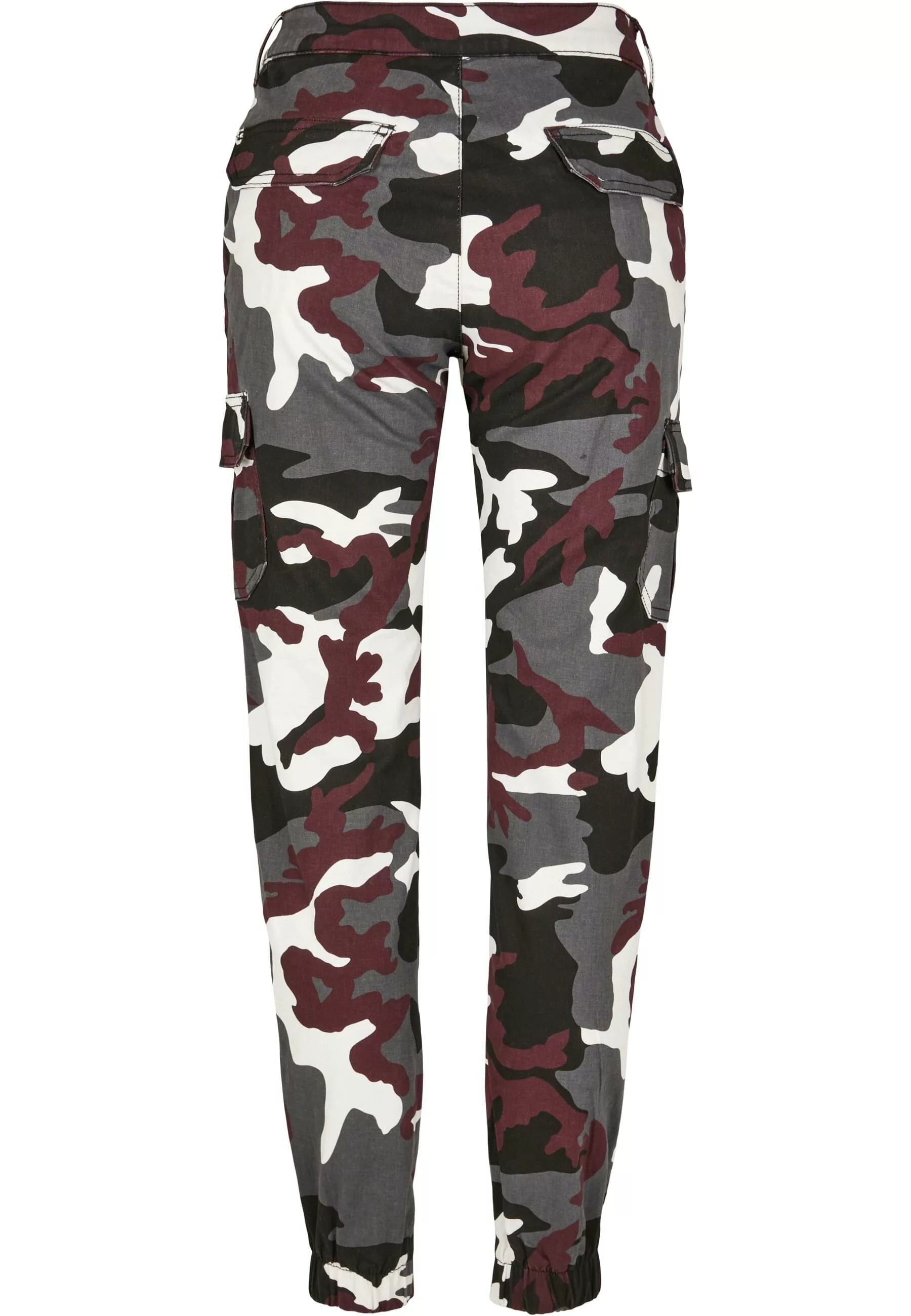 URBAN CLASSICS Cargohose "Urban Classics Damen Ladies High Waist Cargo Pant günstig online kaufen