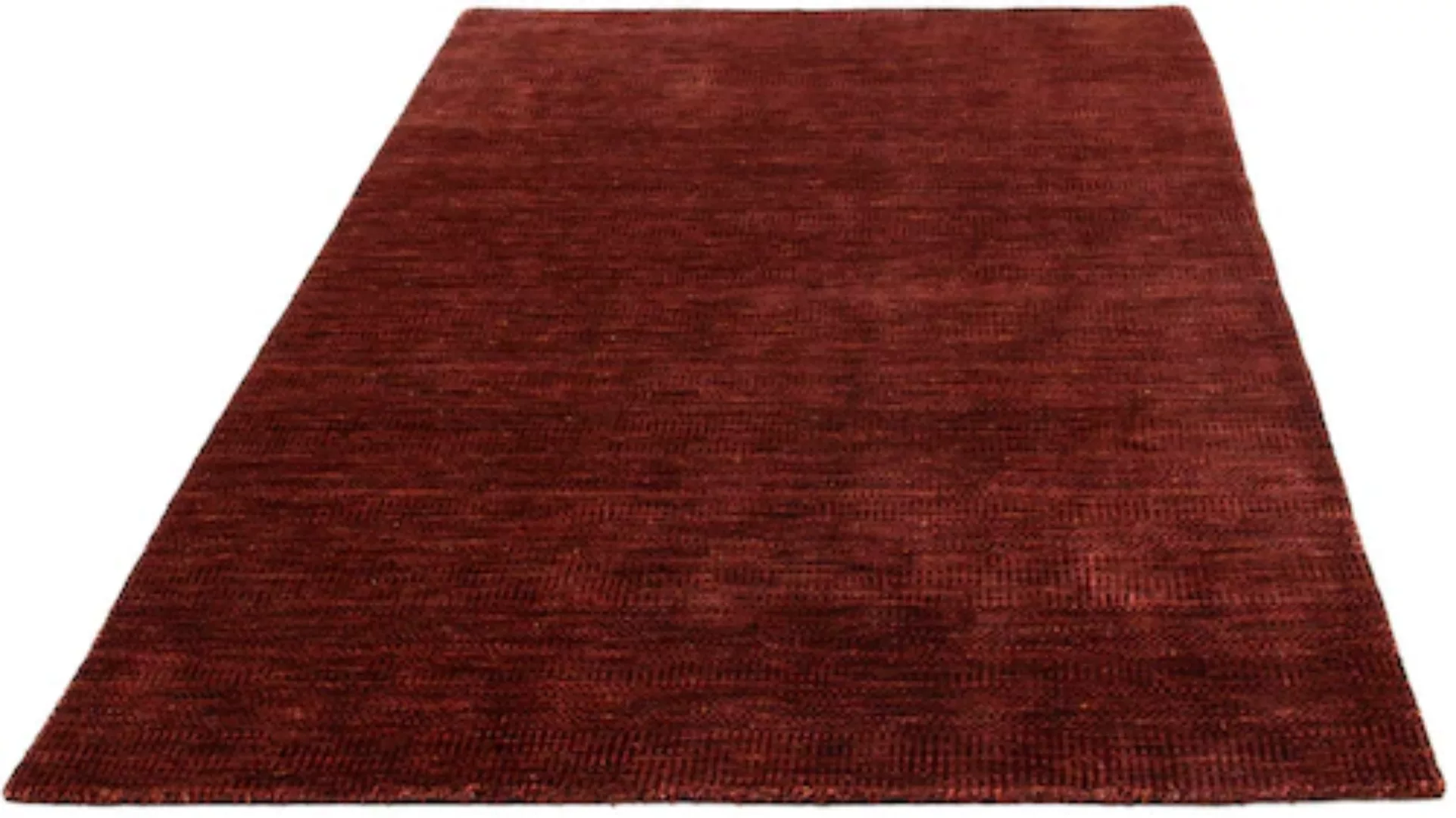 morgenland Designteppich »Designer Einfarbig Rosso 182 x 131 cm«, rechtecki günstig online kaufen
