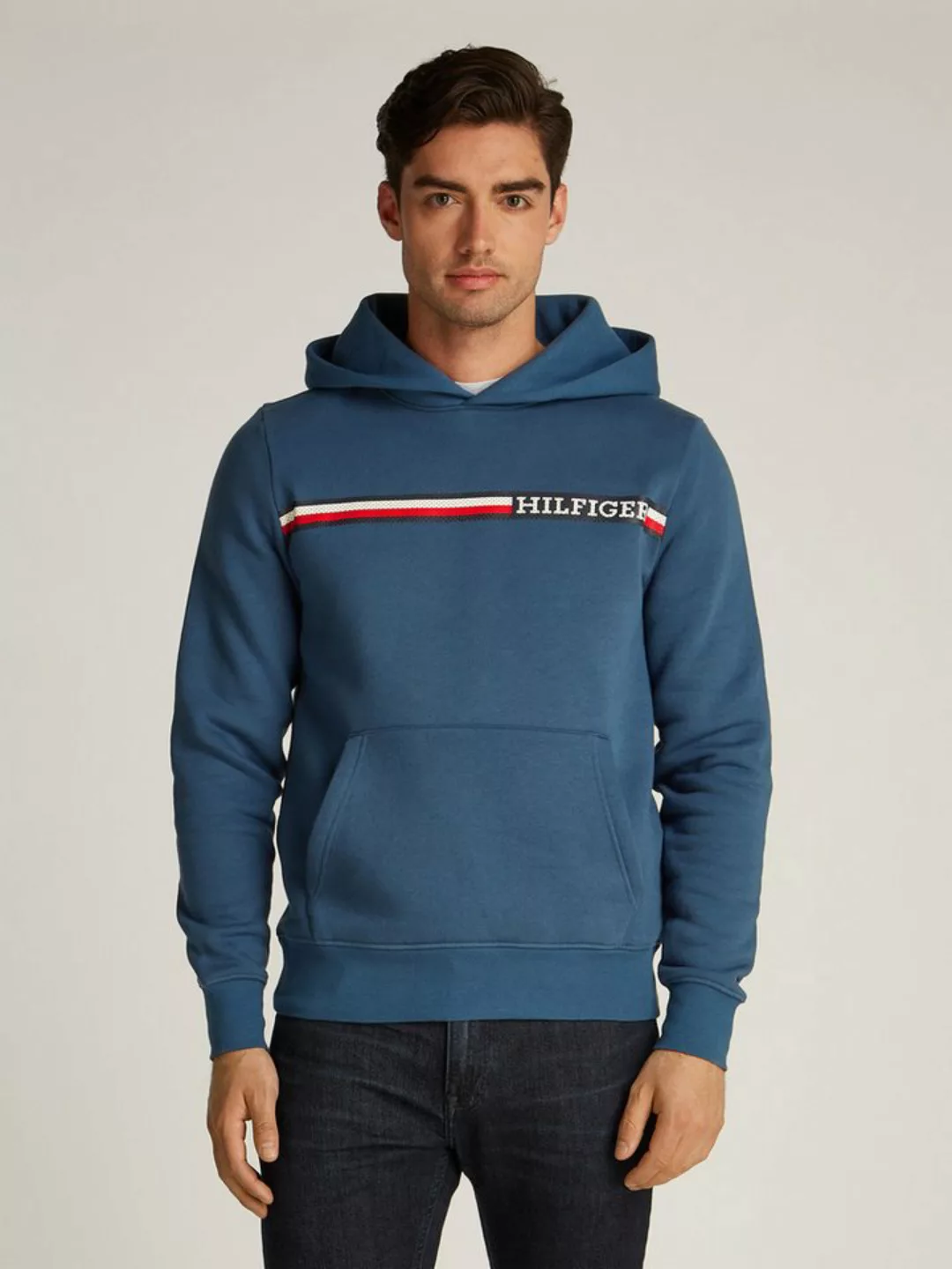 Tommy Hilfiger Hoodie CHEST STRIPE HOODY günstig online kaufen