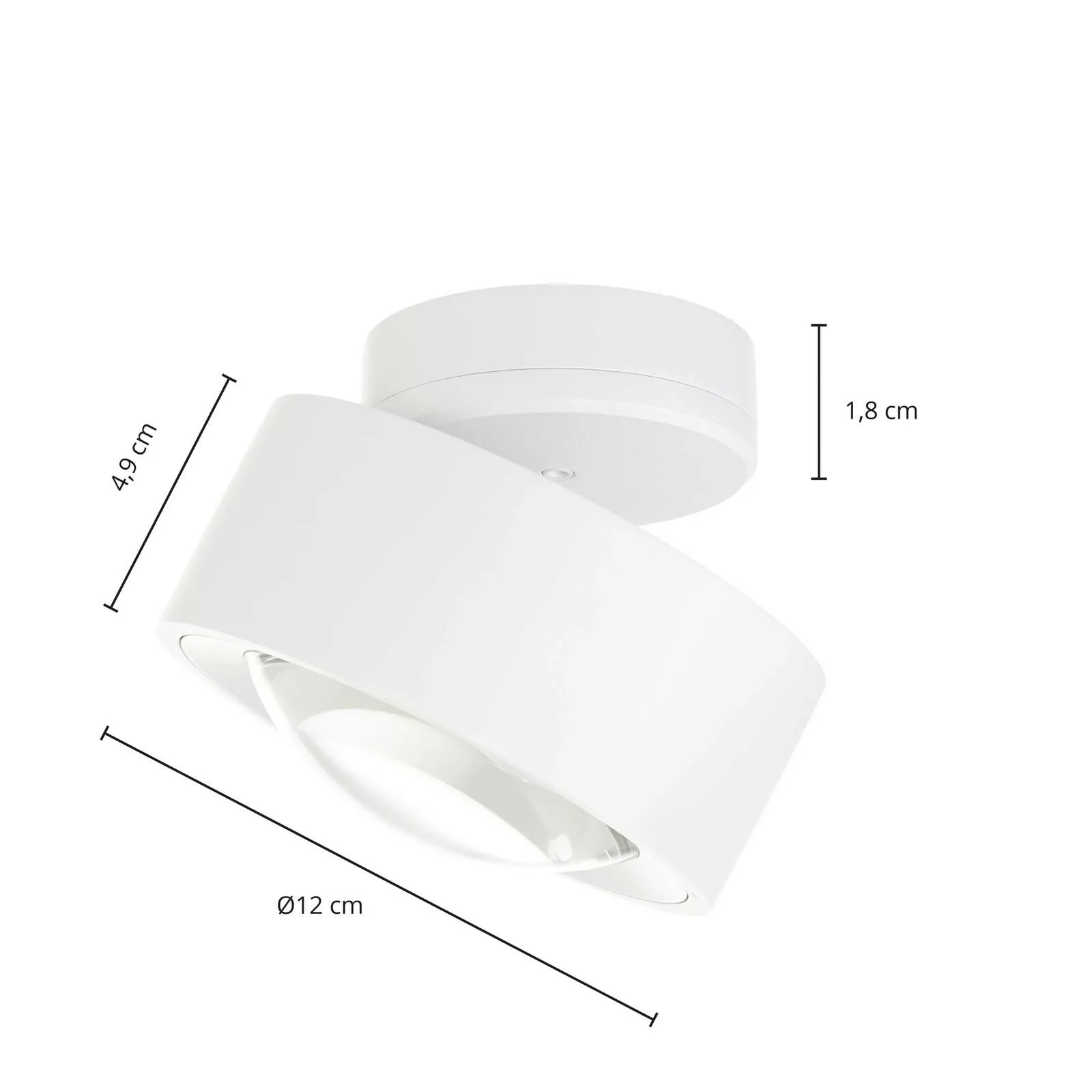 Arcchio Rotari LED-Deckenlampe, 1-fl. beweglich günstig online kaufen