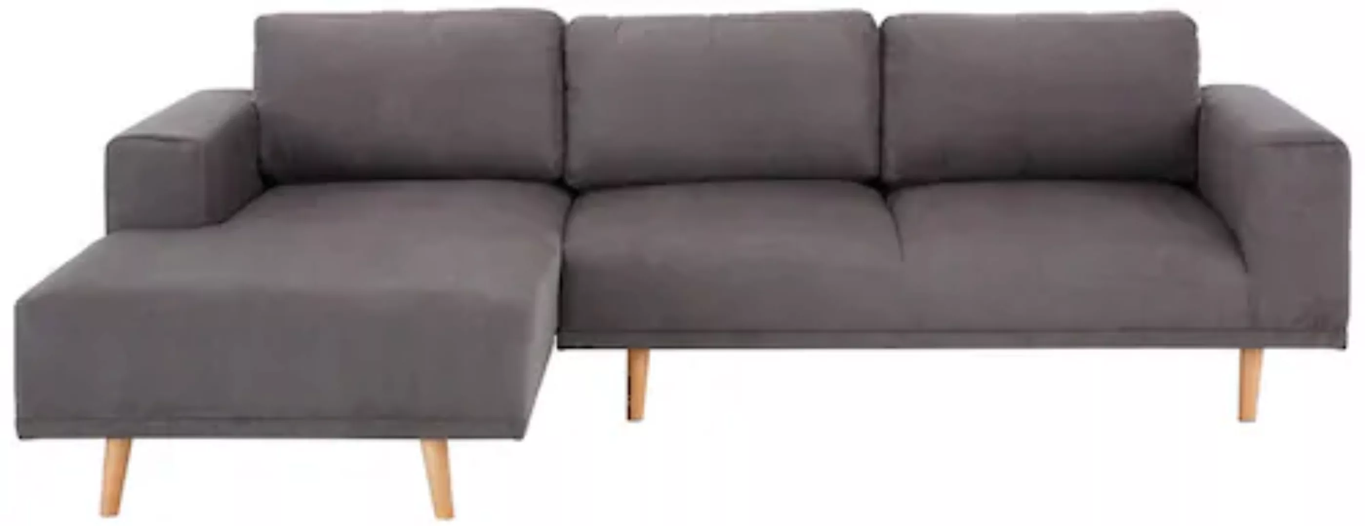 Home affaire Ecksofa "Lasse L-Form", im scandinavischen Stil mit Holzfüßen günstig online kaufen