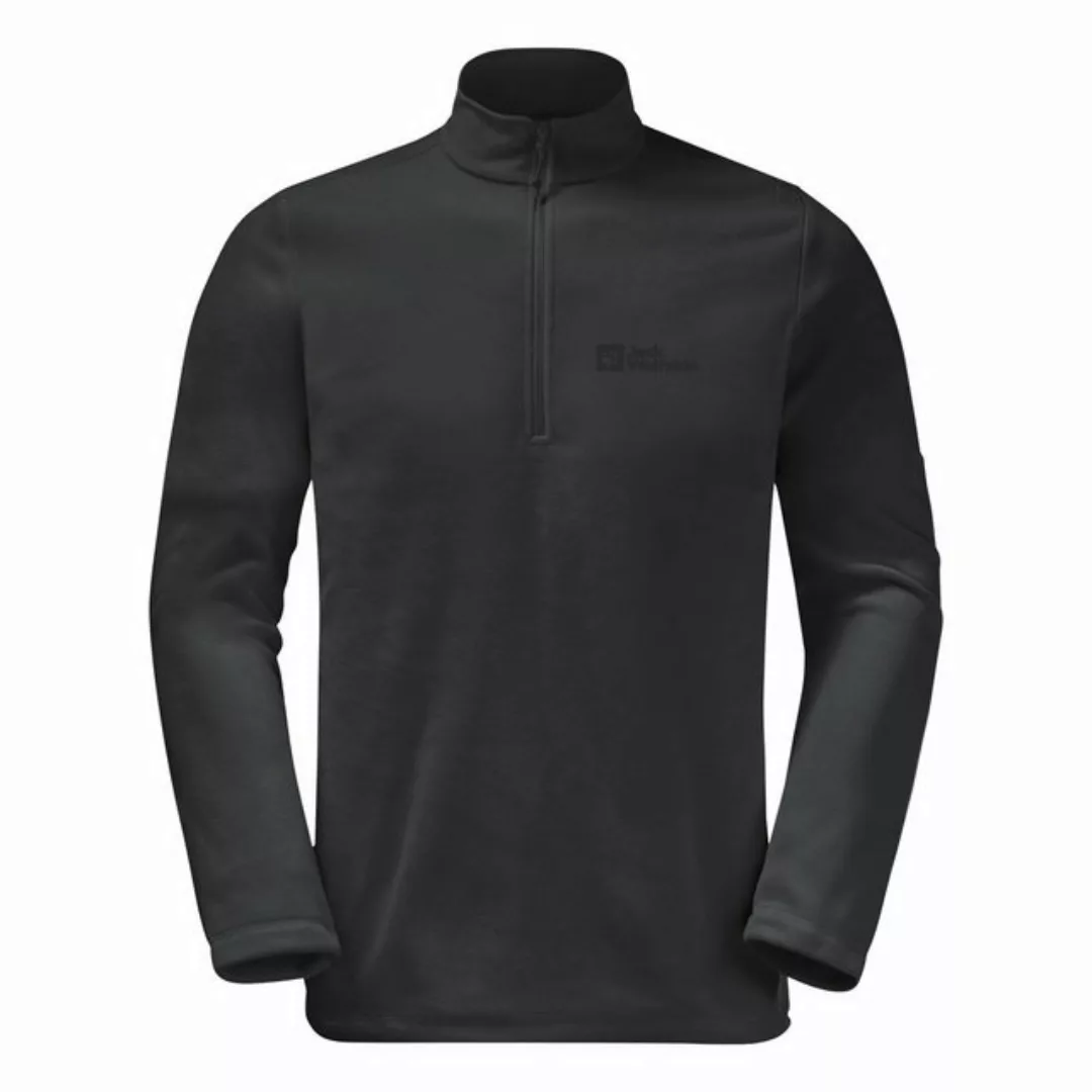 Jack Wolfskin Stehkragenpullover Fleecepullover Taunus mit Markenlogo auf d günstig online kaufen