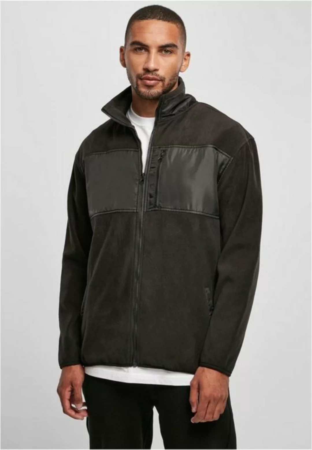 URBAN CLASSICS Fleecejacke "Urban Classics Herren Patched Micro Fleece Jack günstig online kaufen