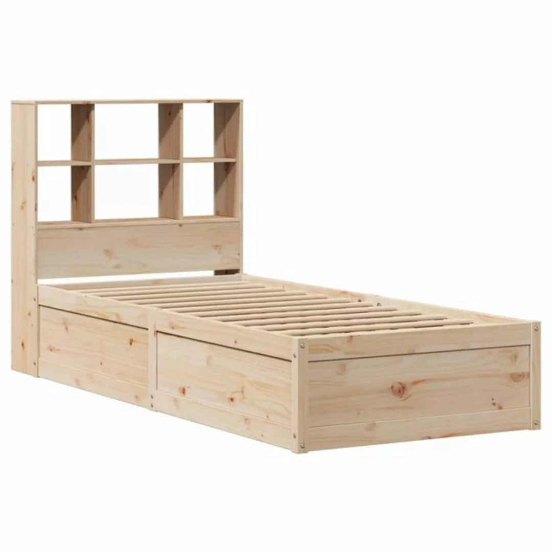 vidaXL Bett Massivholzbett ohne Matratze 75x190 cm Kiefernholz günstig online kaufen