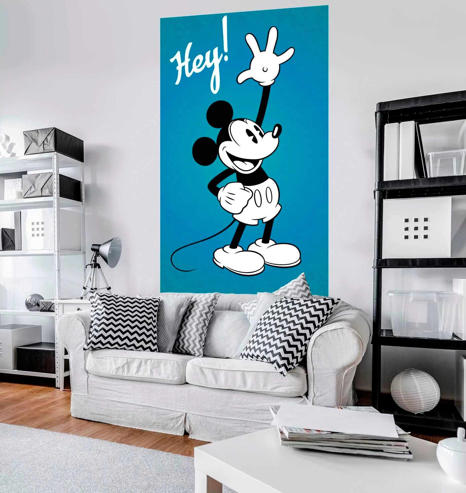Komar Vliestapete »Mickey Hey«, 120x200 cm (Breite x Höhe), Vliestapete, 10 günstig online kaufen