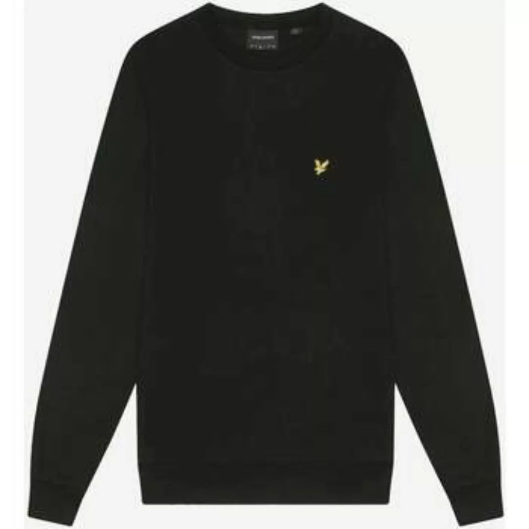 Lyle & Scott  Pullover Interlock crew neck sweatshirt - jet black günstig online kaufen