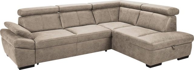 exxpo - sofa fashion Ecksofa Salerno, klassisch modernes Funktionssofa, hoh günstig online kaufen