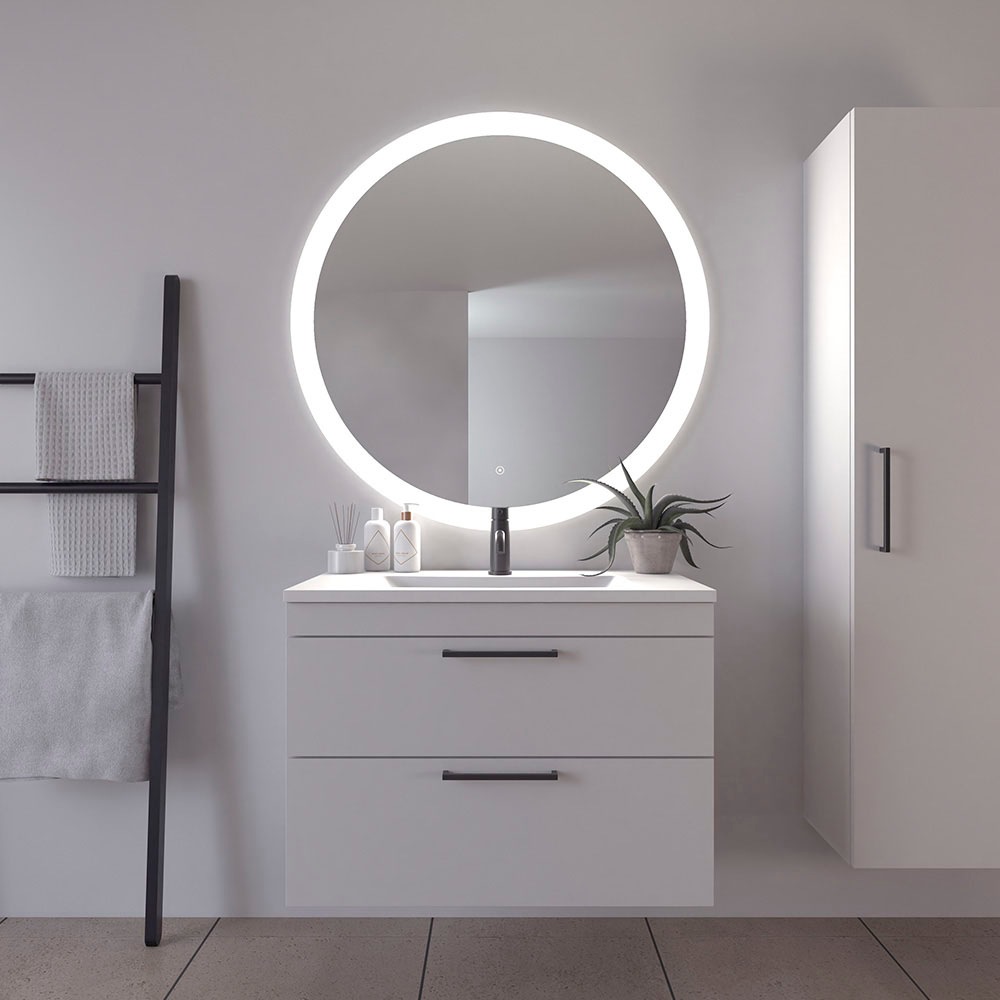 nicht definiert Badspiegel »Vega Rund, Badzimmerspiegel mit LED Beleuchtung günstig online kaufen