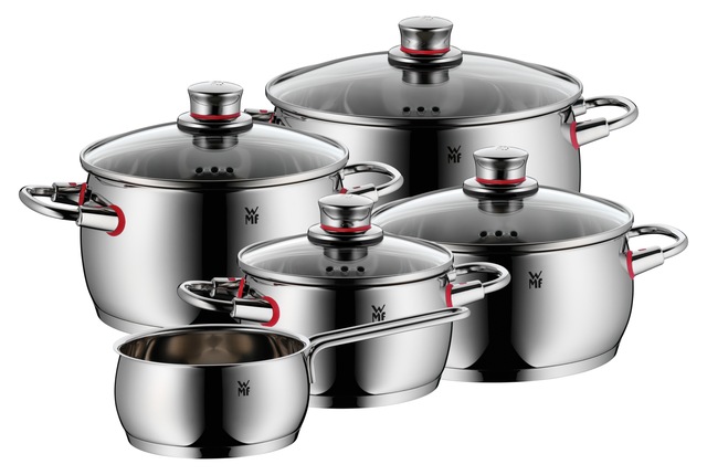 WMF Topf-Set »Quality One«, Cromargan® Edelstahl Rostfrei 18/10, (Set, 5 tl günstig online kaufen