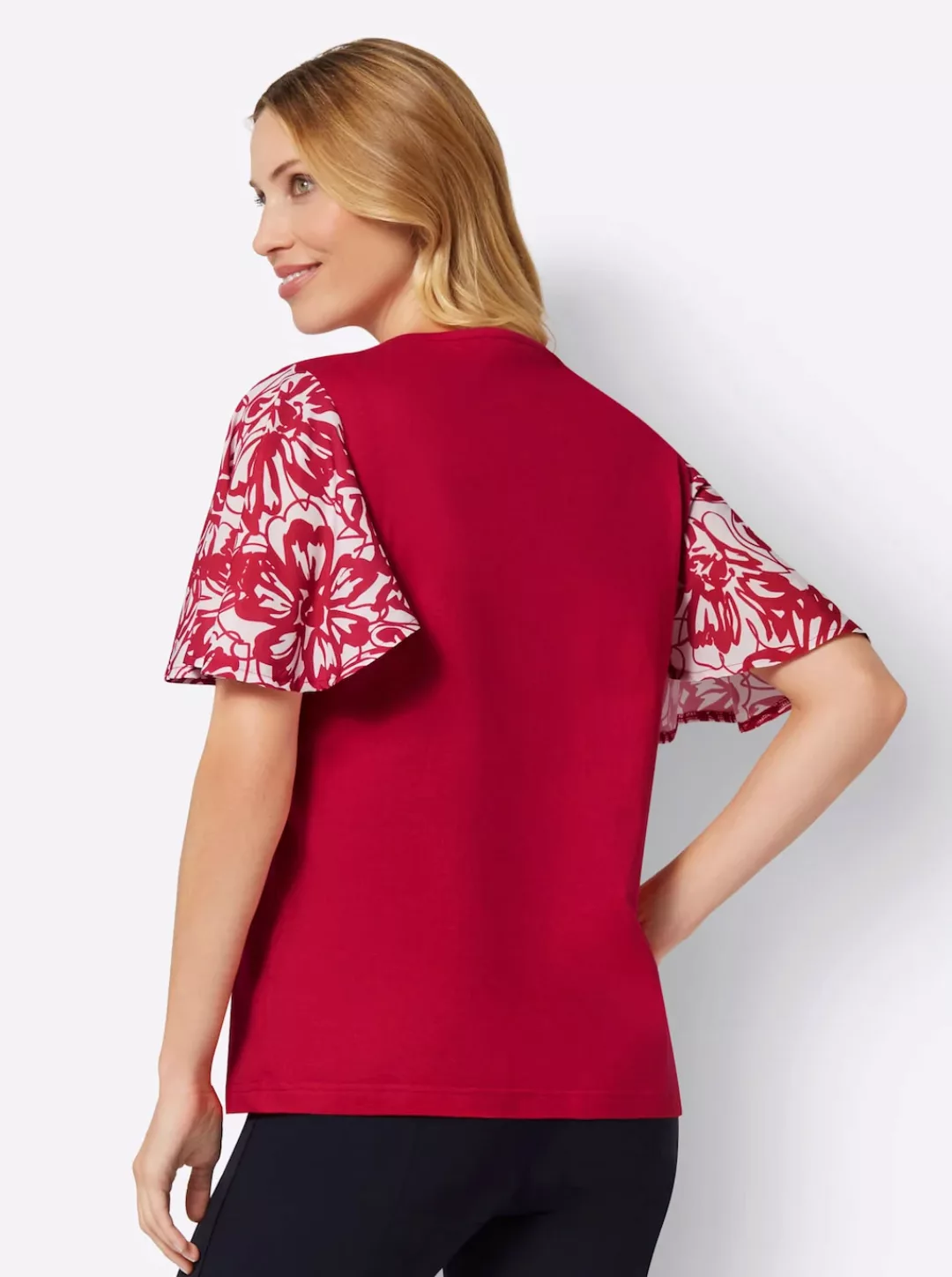 Classic Basics Kurzarmshirt "V-Shirt", (1 tlg.) günstig online kaufen
