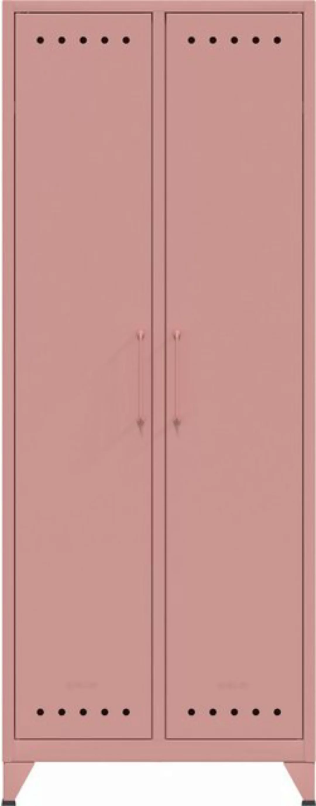 Bisley Aktenschrank Fern Maxi Kleiderschrank in Pastellpink - Maße: H 180 x günstig online kaufen