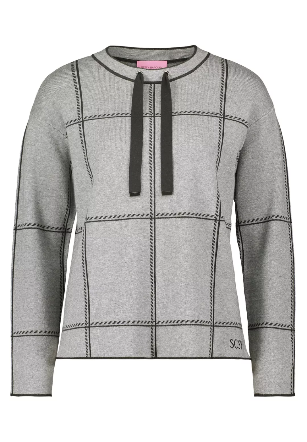 Betty Barclay Strickpullover "Betty Barclay Damen Strickpullover kariert", günstig online kaufen