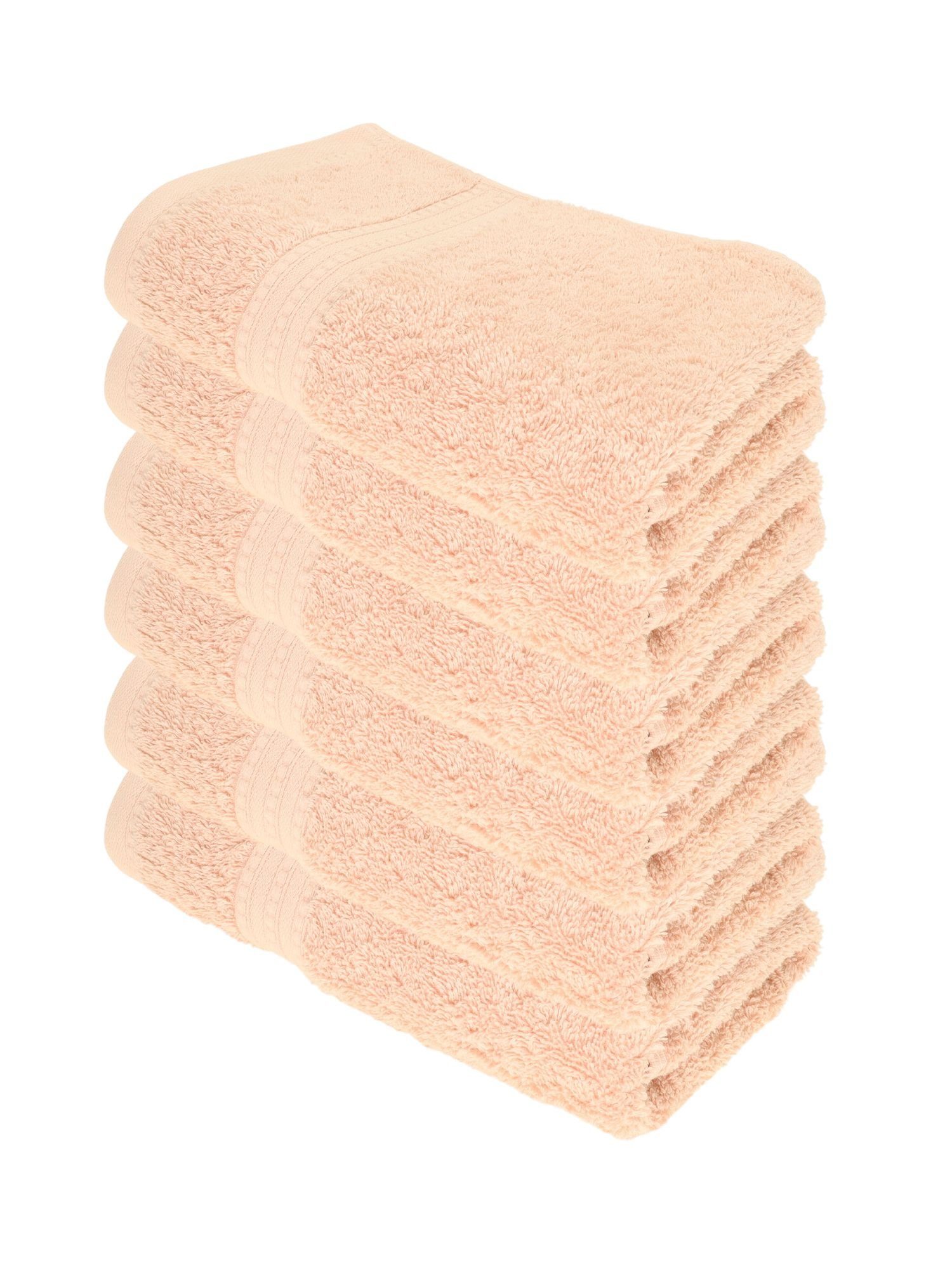 Julie Julsen Handtücher 6-Handtücher-Pastell Rosa, Bio-Baumwolle günstig online kaufen