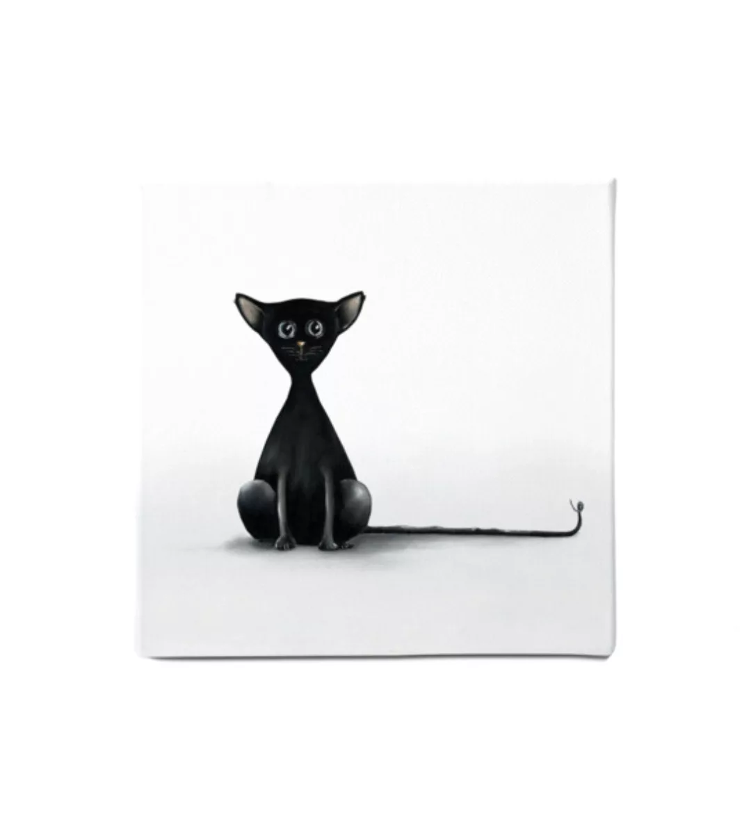 Leinwandbild - Bild Katze "Blacky" günstig online kaufen