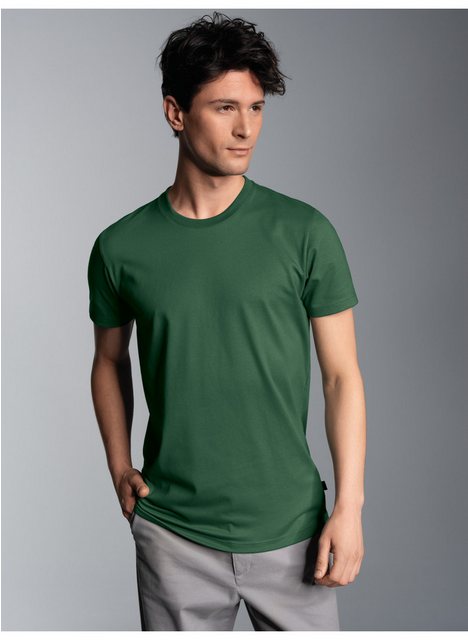 Trigema T-Shirt TRIGEMA Slim Fit T-Shirt aus DELUXE Baumwolle (1-tlg) günstig online kaufen