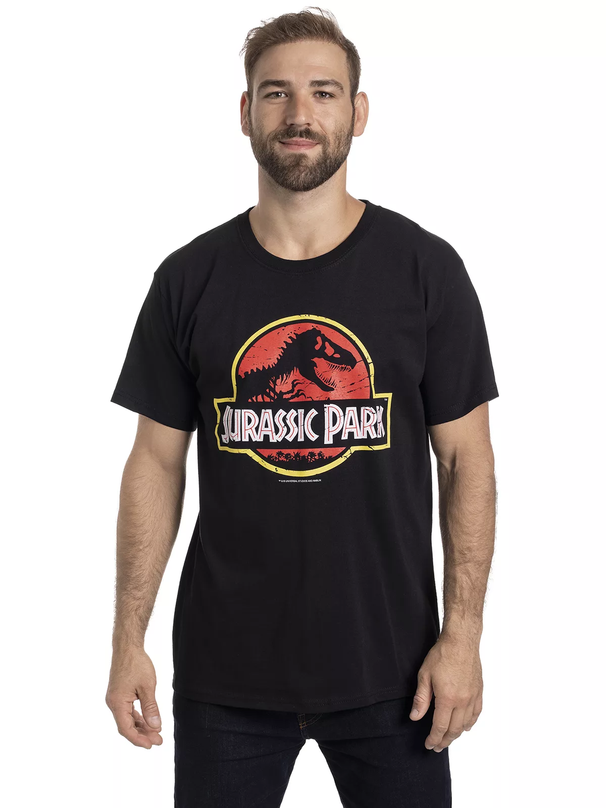 Jurassic Park Classic Herren T-Shirt schwarz günstig online kaufen