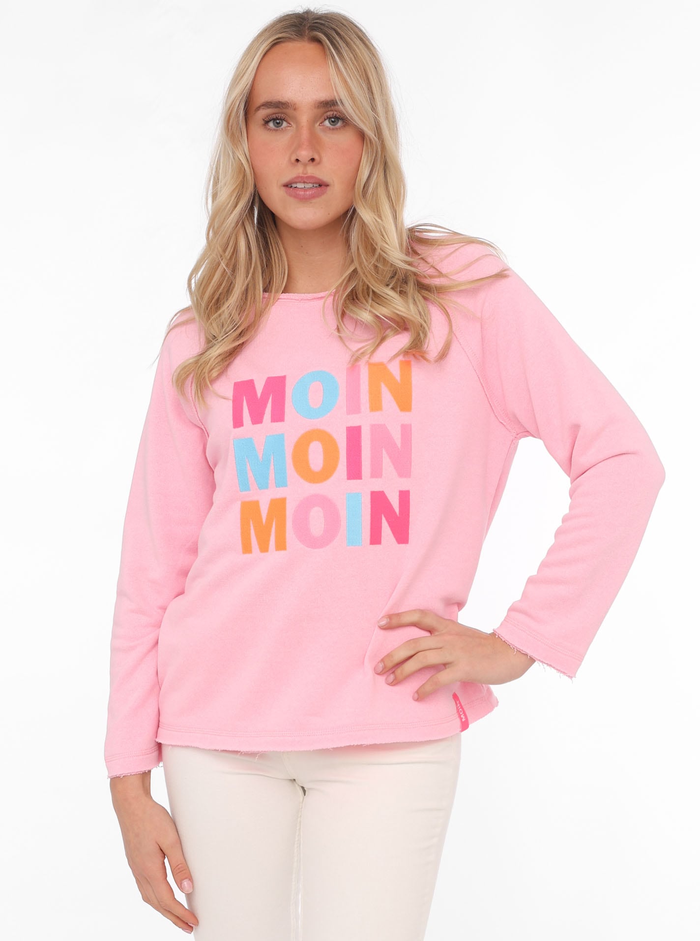 Zwillingsherz Sweatshirt ""MOIN MOIN MOIN"", mit Used-Look Kanten und nordi günstig online kaufen