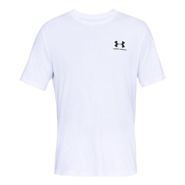 Under Armour® Kurzarmshirt SPORTSTYLE LEFT CHEST SS WHITE / / BLACK günstig online kaufen