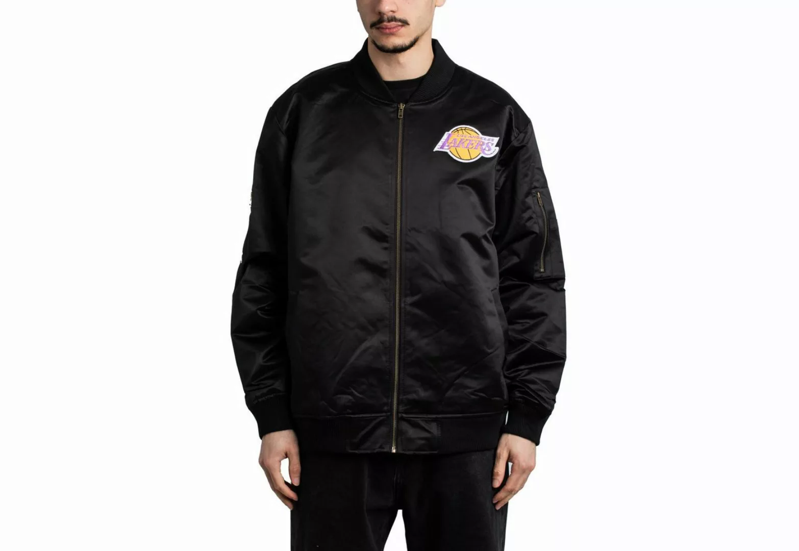 Mitchell & Ness Collegejacke Mitchell & Ness NBA Lightweight Satin Jacket günstig online kaufen