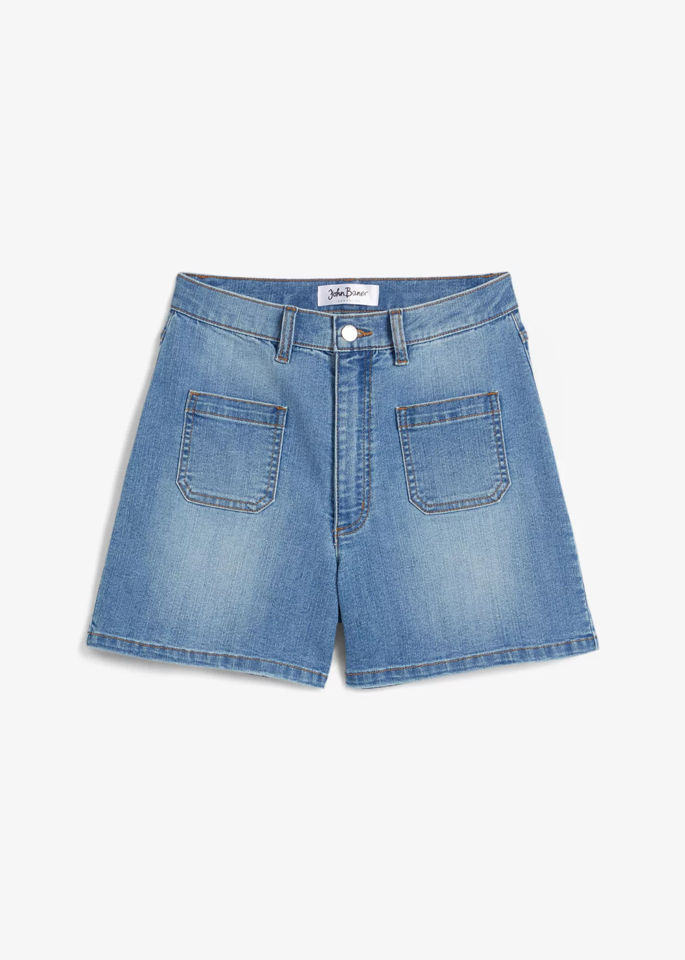 Jeansshorts, High Waist, Stretch günstig online kaufen