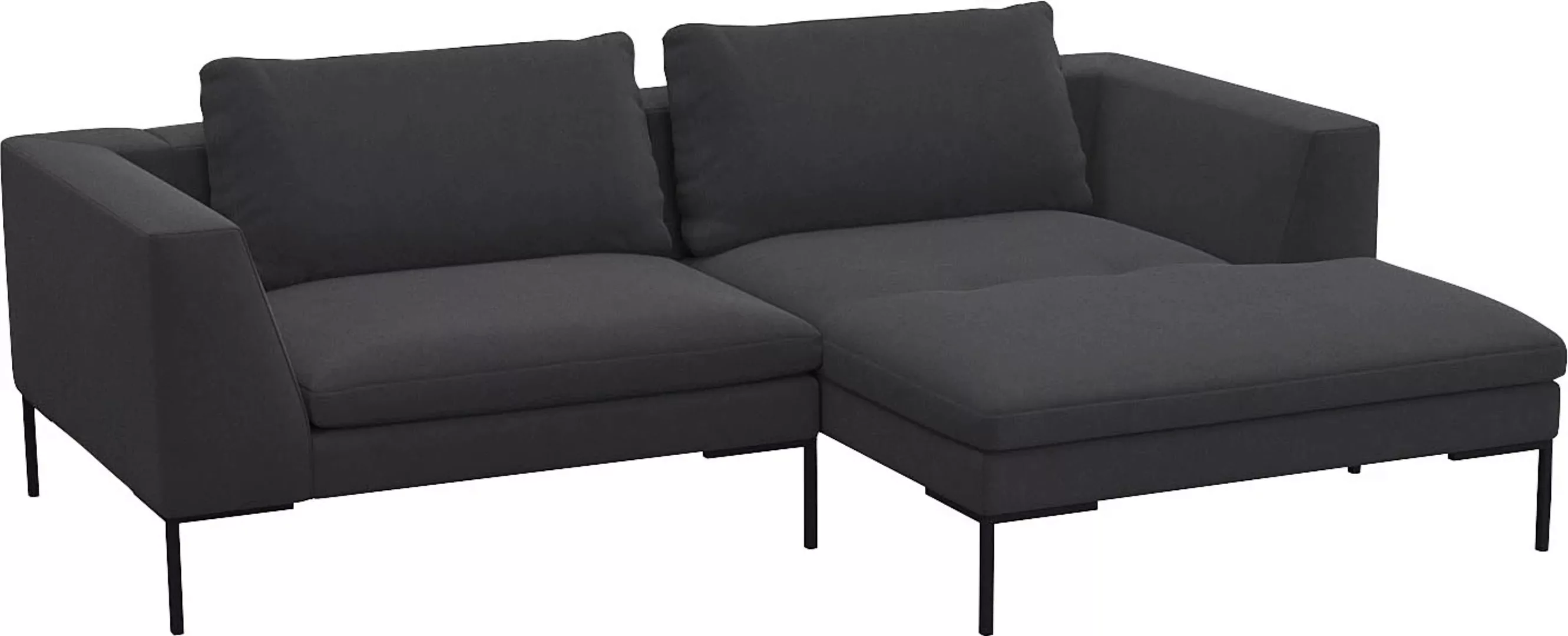 FLEXLUX Ecksofa »Loano, superbequemer Sitzkomfort durch Kaltschaum im Sitz, günstig online kaufen