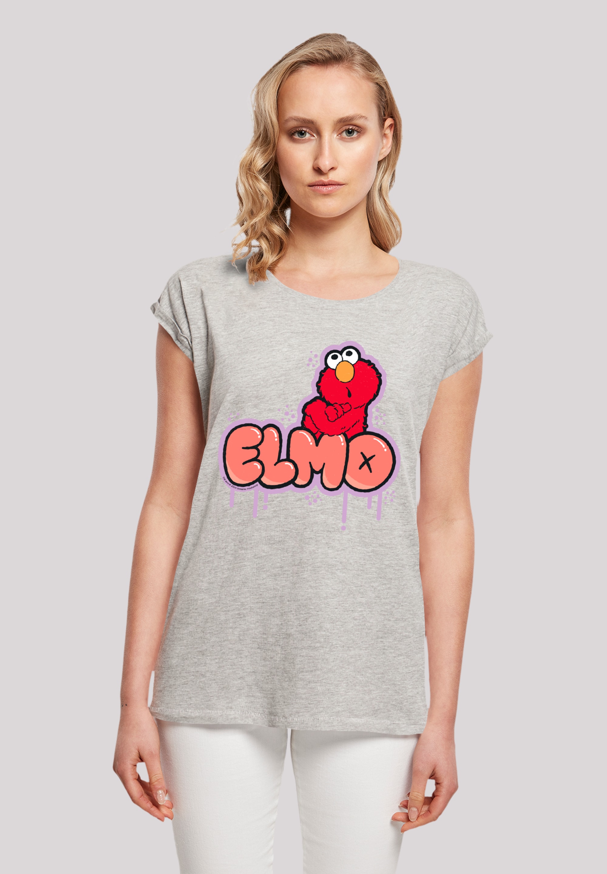 F4NT4STIC T-Shirt "Sesamstraße Elmo NO", Premium Qualität, Weihnachts-Kolle günstig online kaufen